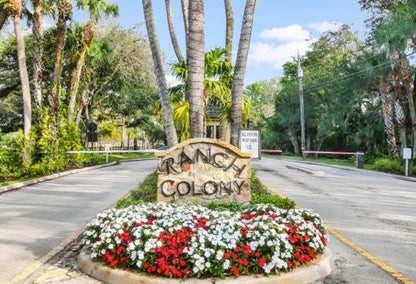 Ranch Colony welcome sign